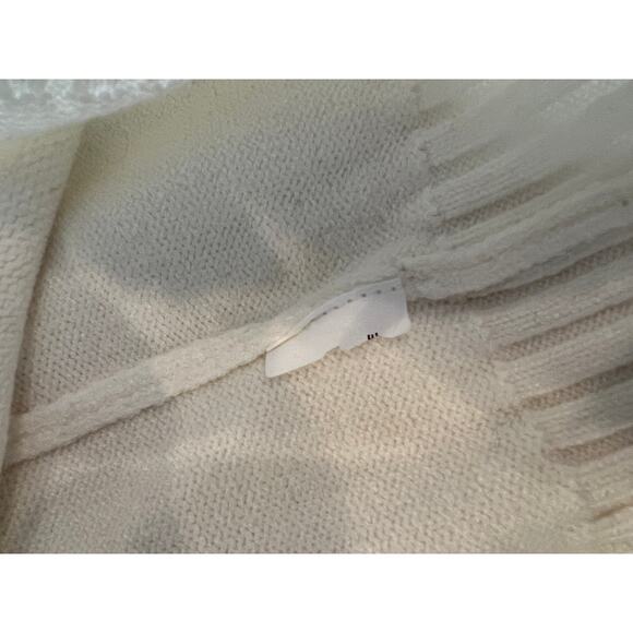 JOA Revolve Bell sleeve crewneck sweater Winter White XS - Picture 6 of 6